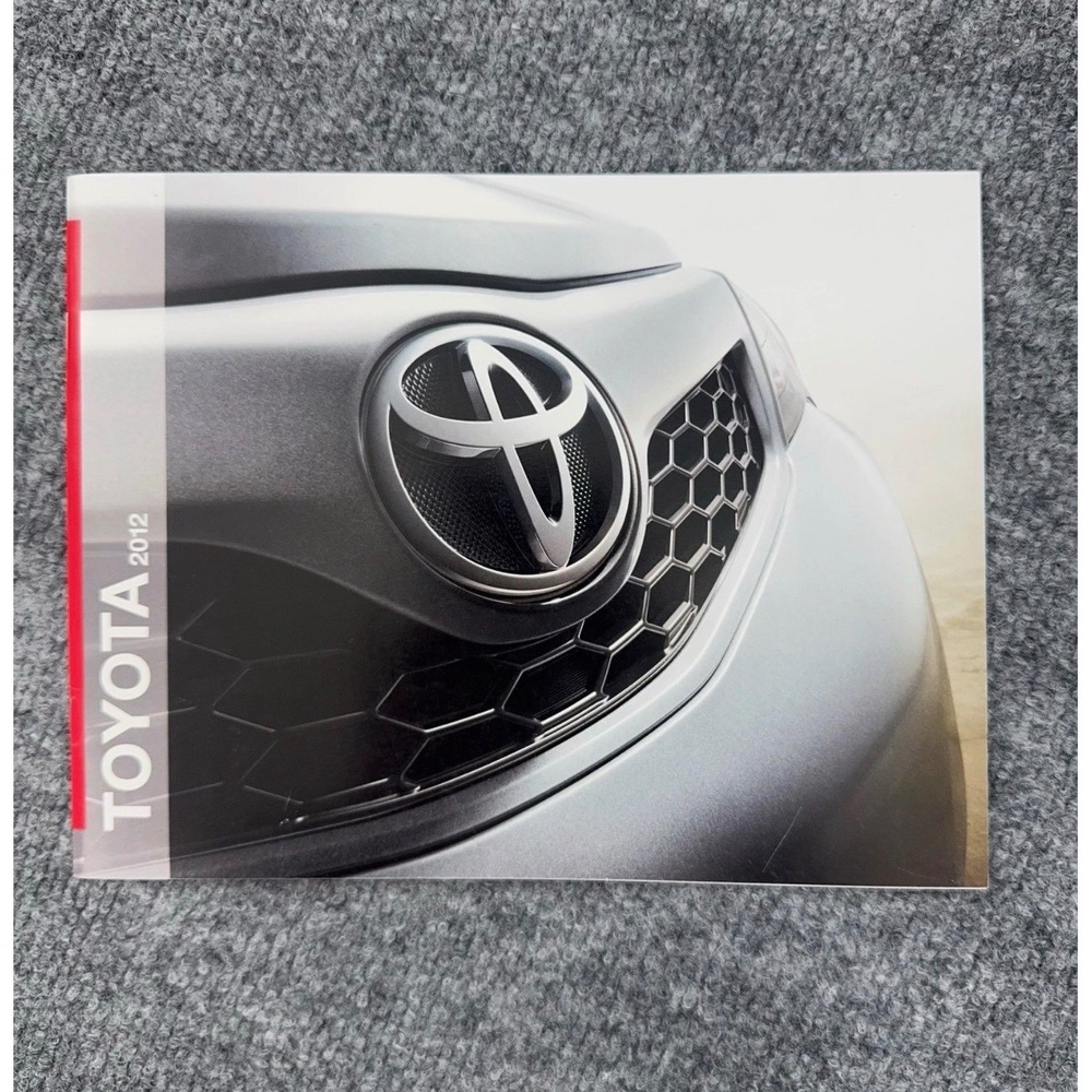 2012 Toyota Full Line Sales Brochure Camry Prius v Yaris Tacoma Venza Catalog